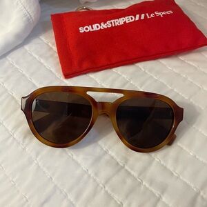 Le Specs The Jetties — Vintage Tort - Vintage Tort × SOLID-STRIPED
